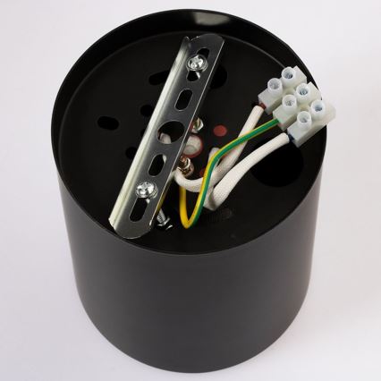 Spot JUPITER 1xE27/20W/230V diameter 13 cm zwart