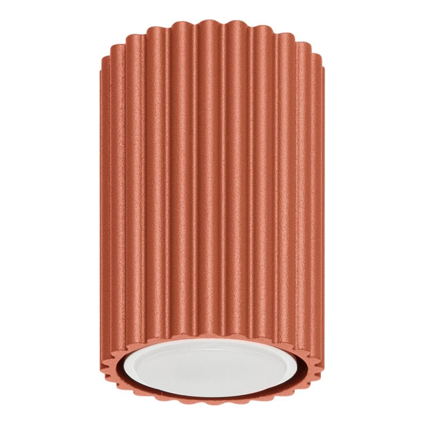 Spot KARBON 1xGU10/10W/230V 10 cm rood