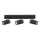 Spot LAGOS 3xGU10/15W/230V noir/marron