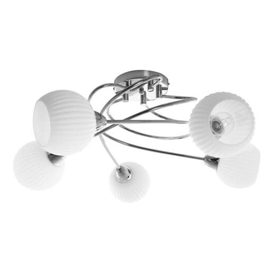 Vervangende lampenkap voor kroonluchter PAVIA diameter 13,5 cm wit