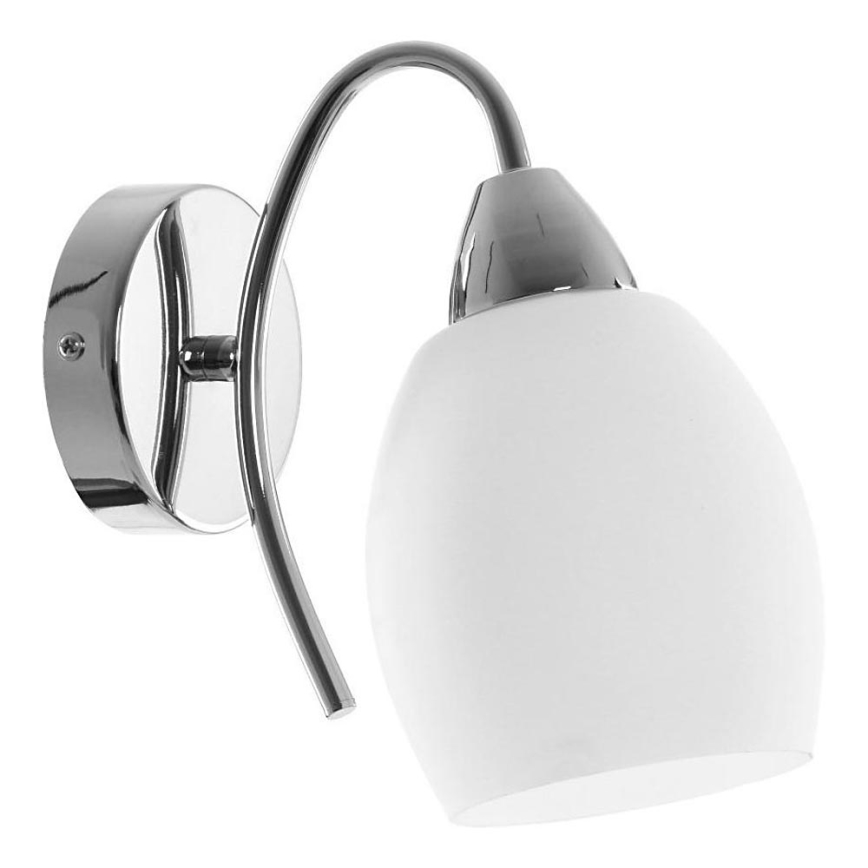 Vervangende lampenkap voor kroonluchter en wandlamp PISA E27 diameter 12 cm wit