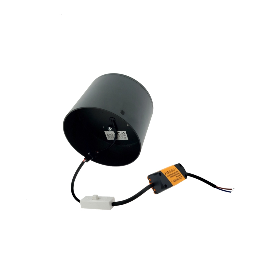 Spot LED 10W/230V 3000/4000/6400K Ø 12 cm noir