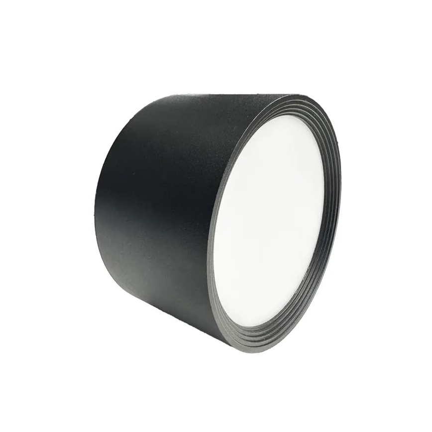 Spot LED/14W/230V 4000K d. 12 cm noir