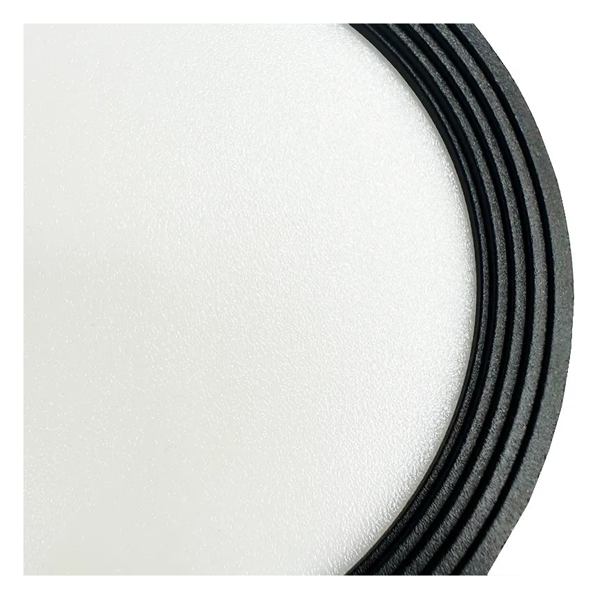 Spot LED/17W/230V 4000K d. 15 cm noir