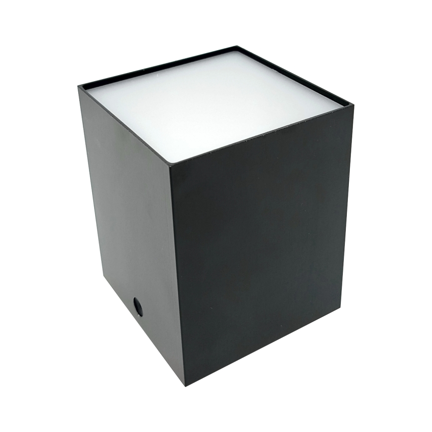 Spot LED/5W/230V 3000/4000/6400K 7,5x7,5 cm noir