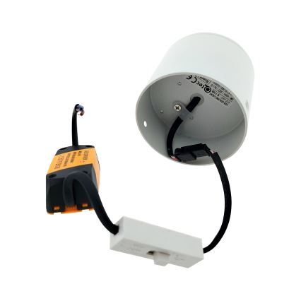 Spot LED/5W/230V 3000/4000/6400K Ø 7,5 cm blanc