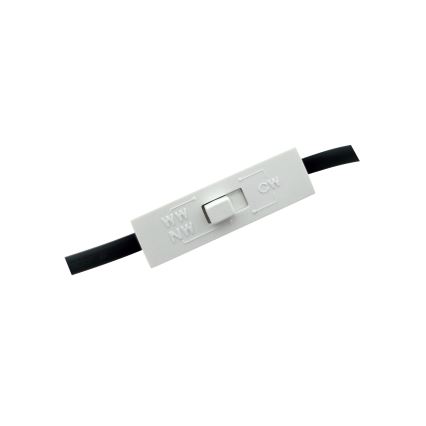 Spot LED/5W/230V 3000/4000/6400K Ø 7,5 cm blanc