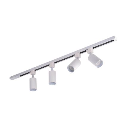 Spot LED dans le système de rail TRACER 4xGU10/10W/230V 1 m blanc