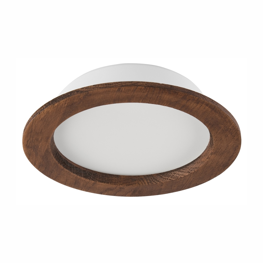 Plafonnier LED encastré WOODY SPOT LED/16,5W/230V 4000K cerisier Ø 18,5 cm