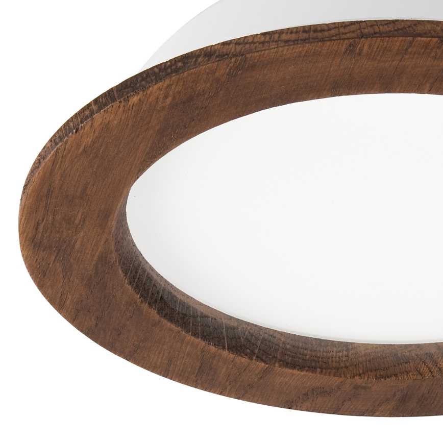 Plafonnier LED encastré WOODY SPOT LED/16,5W/230V 4000K cerisier Ø 18,5 cm
