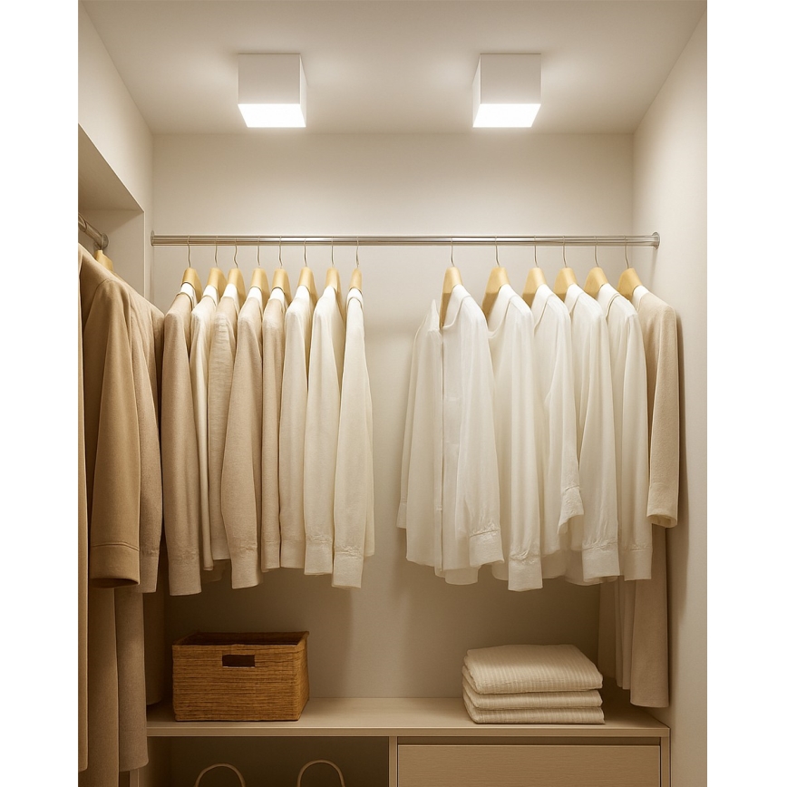 Spot LED LED/5W/230V 3000/4000/6400K 7,5x7,5 cm blanc