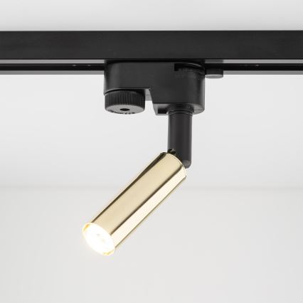Spot LED pour système de rail monophasé LAGOS 1xG9/3W/230V doré/noir