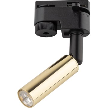 Spot LED pour système de rail monophasé LAGOS 1xG9/3W/230V doré/noir