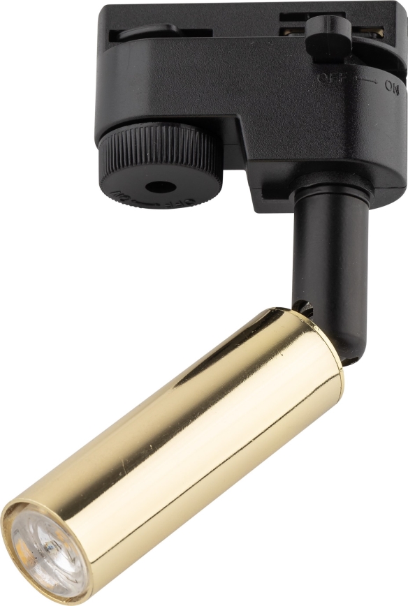 Spot LED pour système de rail monophasé LAGOS 1xG9/3W/230V doré/noir