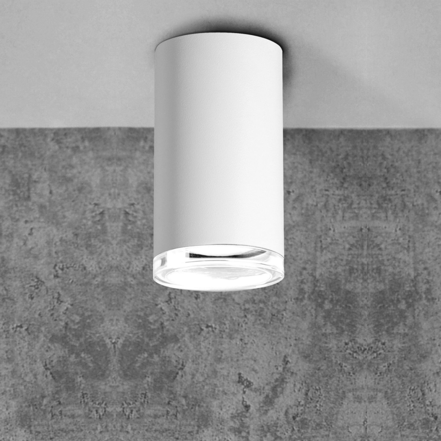 Spot LED RGBW dimmable pour salle de bains TURYN 1xGU10/4,8W/230V 3000K IP44 blanc + télécommande