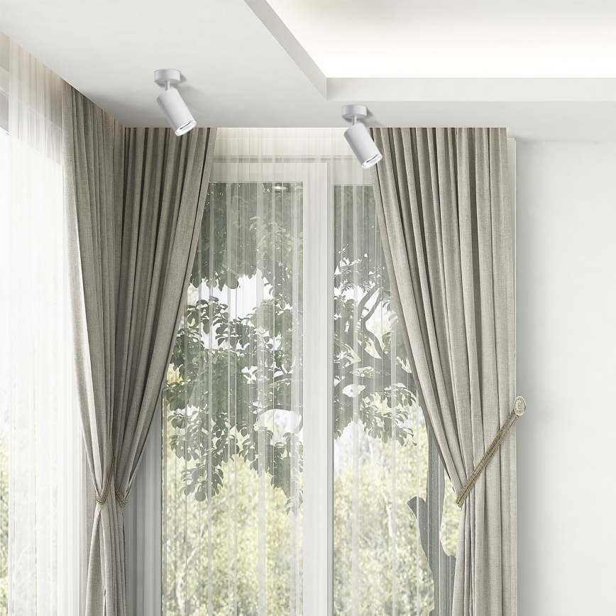 Spot de salle de bains LED RGBW dimmable TURYN 1xGU10/6W/230V 3000K Wi-Fi IP44 blanc