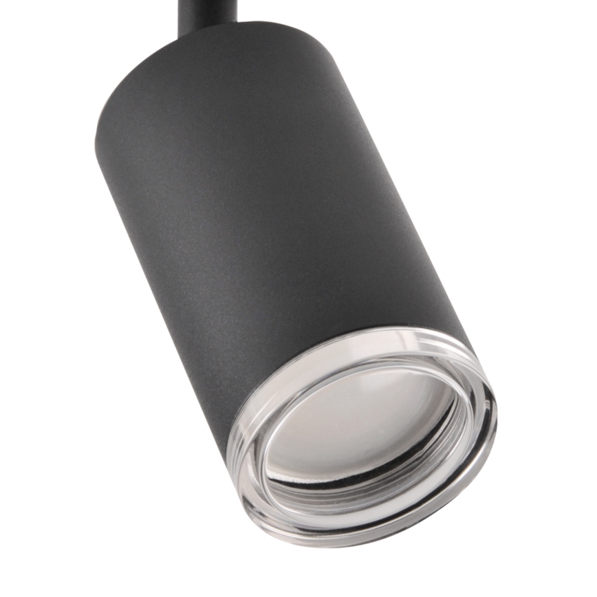 Spot LED RGBW dimmable pour salle de bains TURYN 3xGU10/6W/230V 3000K Wi-Fi IP44 noir