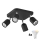 Spot LED RGBW dimmable TOP 4xGU10/6,5W/230V 2700-6500K noir