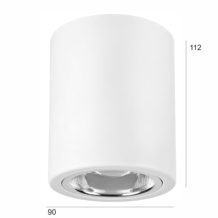 Spot LED TACO 1xE27/15W/230V blanc
