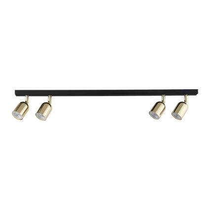 Spot LED TOP 4xGU10/10W/230V noir/or