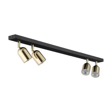 Spot LED TOP 4xGU10/10W/230V noir/or