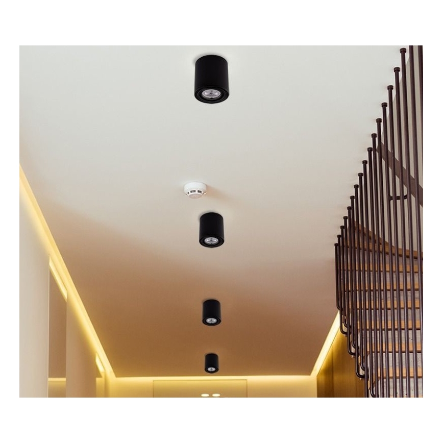 Spot LED TUBA 1xGU10/5W/230V 4000K noir