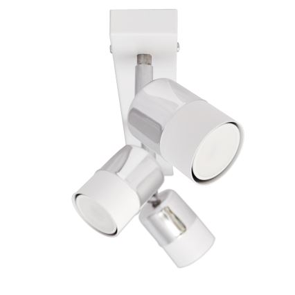 Spot LED TUBSSON 3xGU10/4,8W/230V blanc/chrome brillant