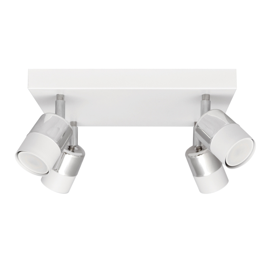 Spot LED TUBSSON 4xGU10/4,8W/230V blanc/chrome brillant