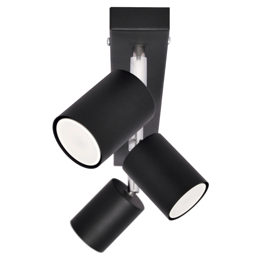 Spot LED TUNE 3xGU10/4,8W/230V noir