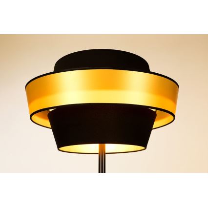 Lampadaire PRETO GOLD 1xE27/60W/230V - certifié FSC