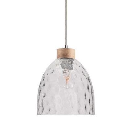 Hanglamp aan kabel ALESSANDRO 1xE27/60W/230V eiken