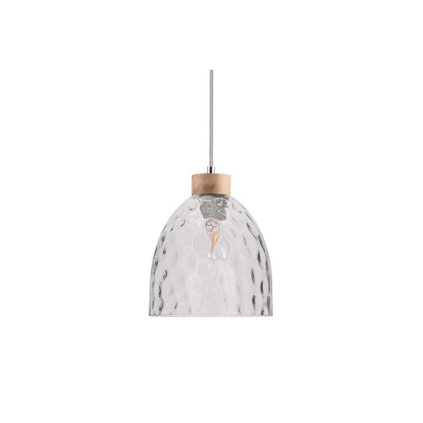 Hanglamp aan kabel ALESSANDRO 1xE27/60W/230V eiken