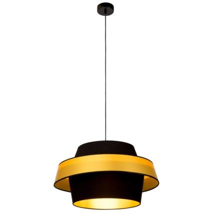 Hanglamp aan een koord PRETO GOLD 1xE27/60W/230V - FSC-gecertificeerd