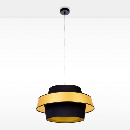Suspension filaire PRETO GOLD 1xE27/60W/230V