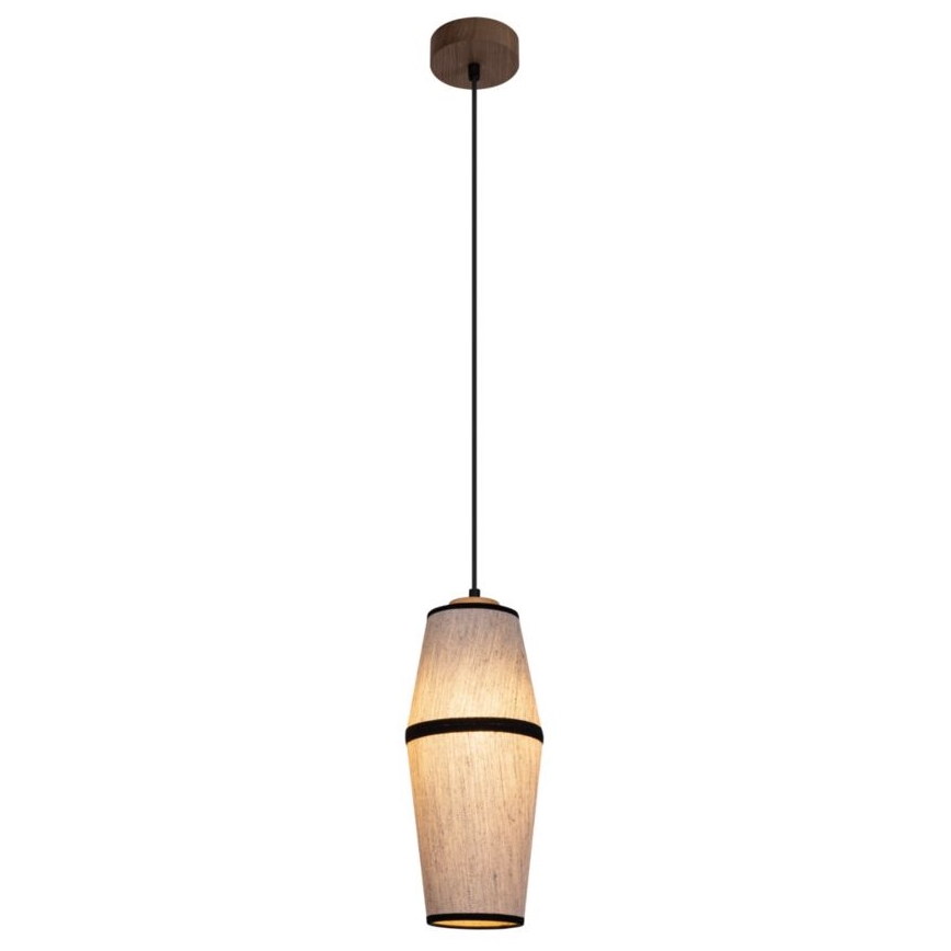 Hanglamp aan een koord AMIGO 1xE27/25W/230V eiken