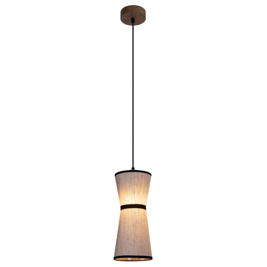 Hanglamp aan een koord AMIGO 1xE27/25W/230V eiken