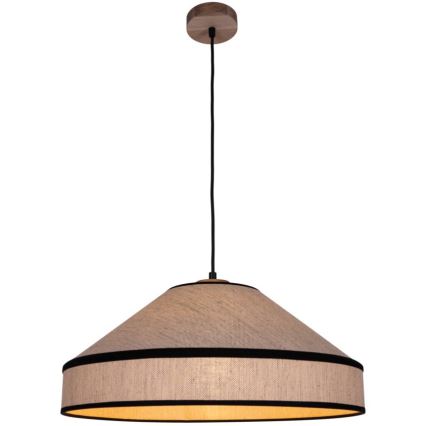 Suspension AMIGO sur câble, 1xE27/60W/230V, finition chêne