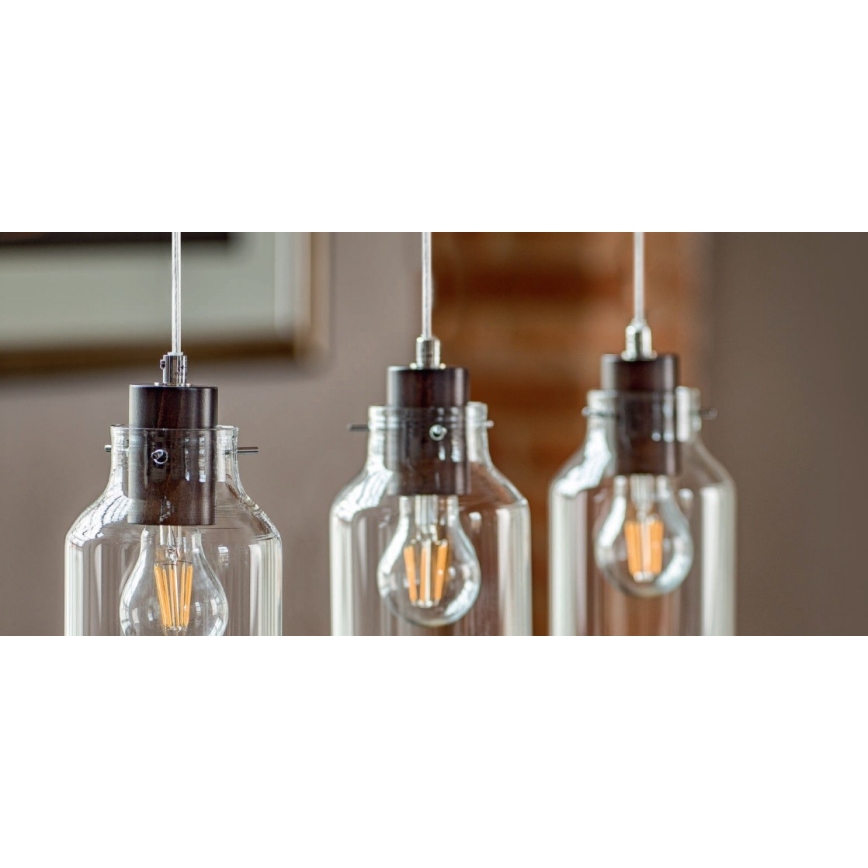 Hanglamp aan koord ALESSANDRO 1xE27/60W/230V - FSC-gecertificeerd
