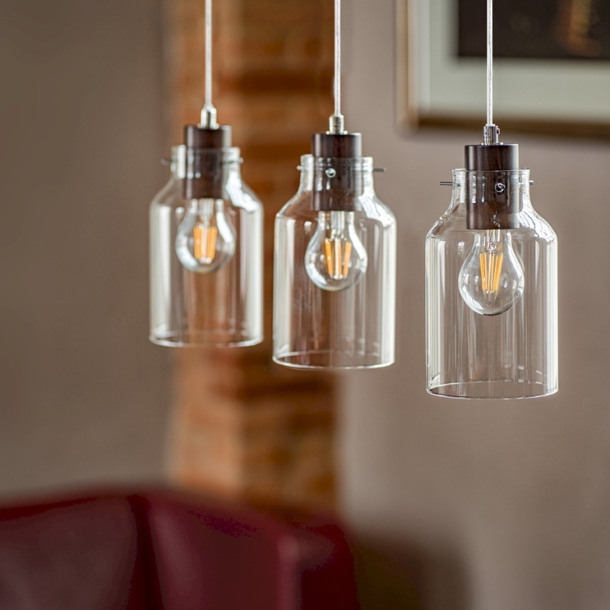 Hanglamp aan koord ALESSANDRO 1xE27/60W/230V - FSC-gecertificeerd