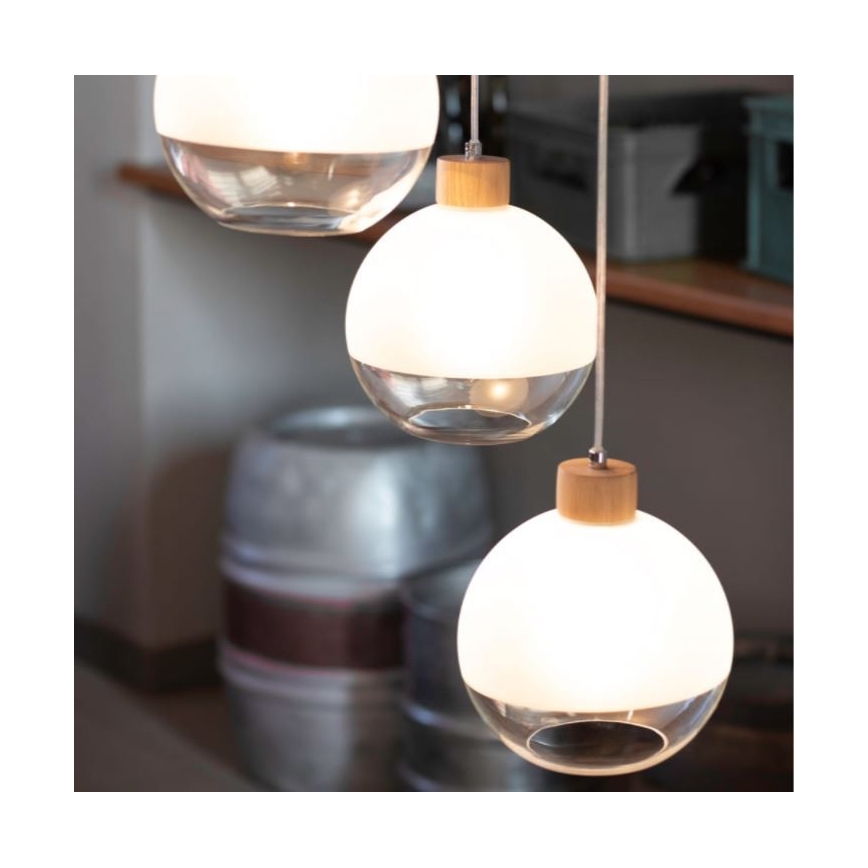 Hanglamp aan koord ALESSANDRO 1xE27/60W/230V - FSC-gecertificeerd