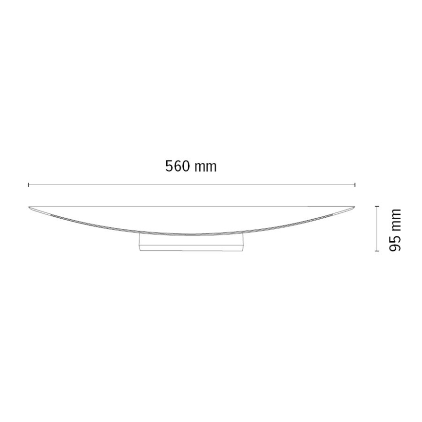 LED dimbare wandlamp DUBAI LED/6,5W/230V eiken