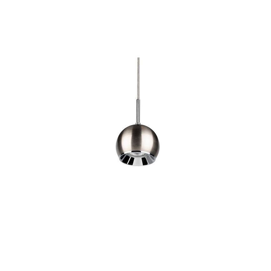 LED Hanglamp aan een koord BALL WOOD 1xGU10/5W/230V mat eiken