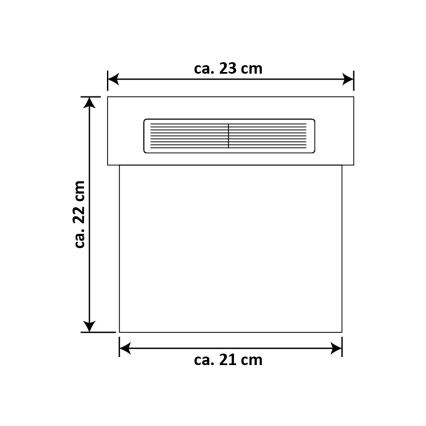LED Zonnehuisnummer LED/2x0,07W/2,4V 1200 mAh IP44