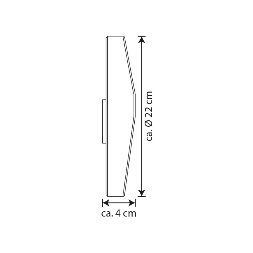 Numéro de maison solaire LED/3x0,1W/2,4V 1200 mAh IP44