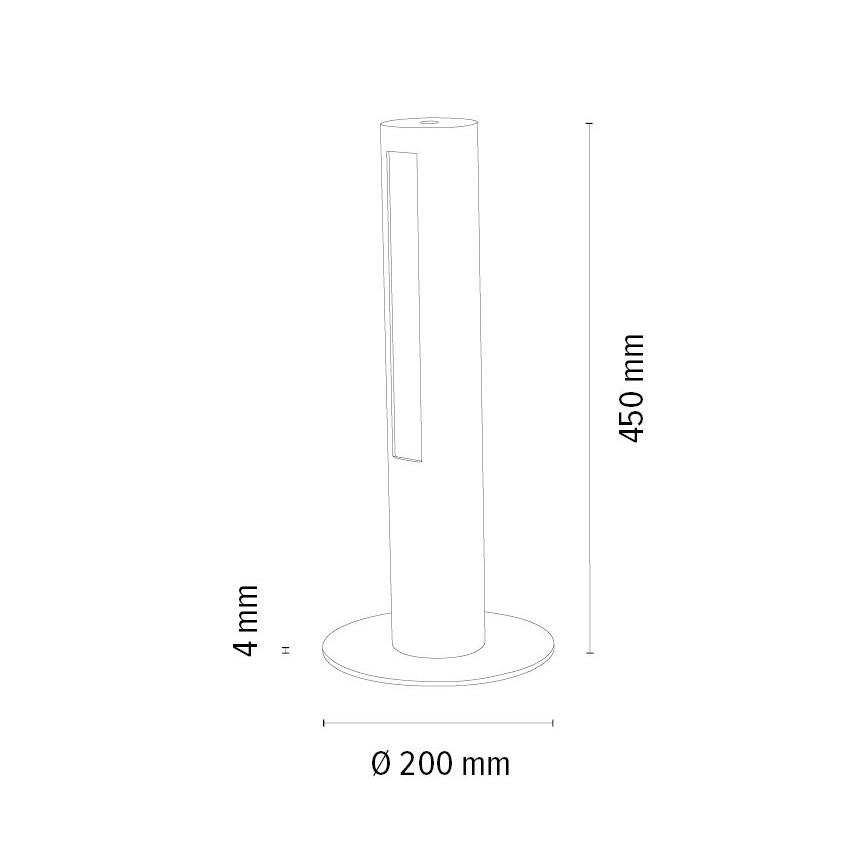 Lampe de table à intensité variable CONOR LED/9W/230V chêne