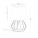 Spot-Light - Lampe de table MANGOO 1xE27/40W/230V blanche/noire - certifié FSC