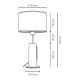Tafellamp PINO 1xE27/40W/230V - FSC-gecertificeerd