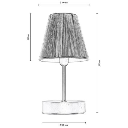 Lampe de table MILA 1xE14/25W/230V birch – FSC certifié