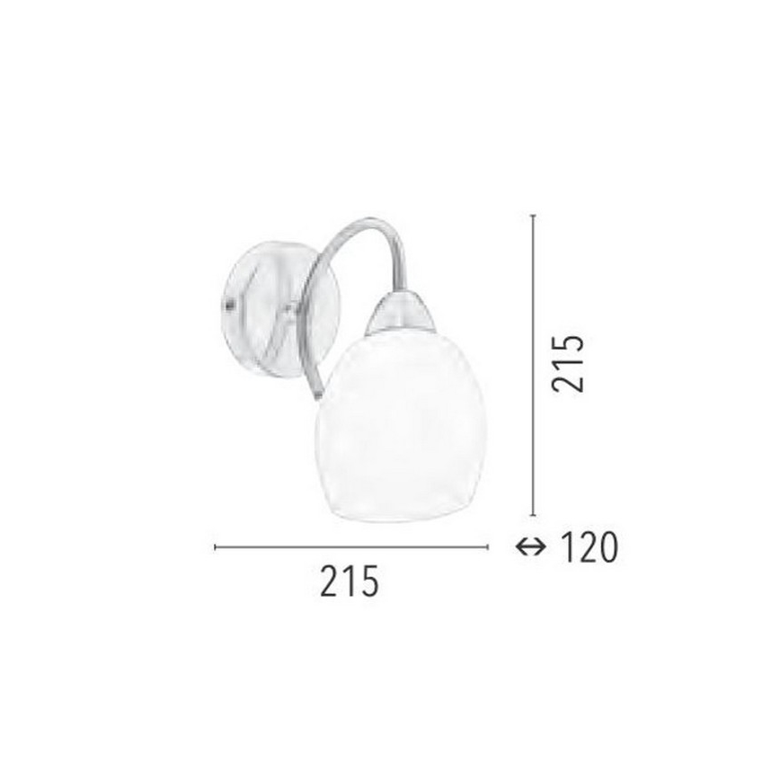 Wandlamp PISA 1xE27/60W/230V - FSC-gecertificeerd