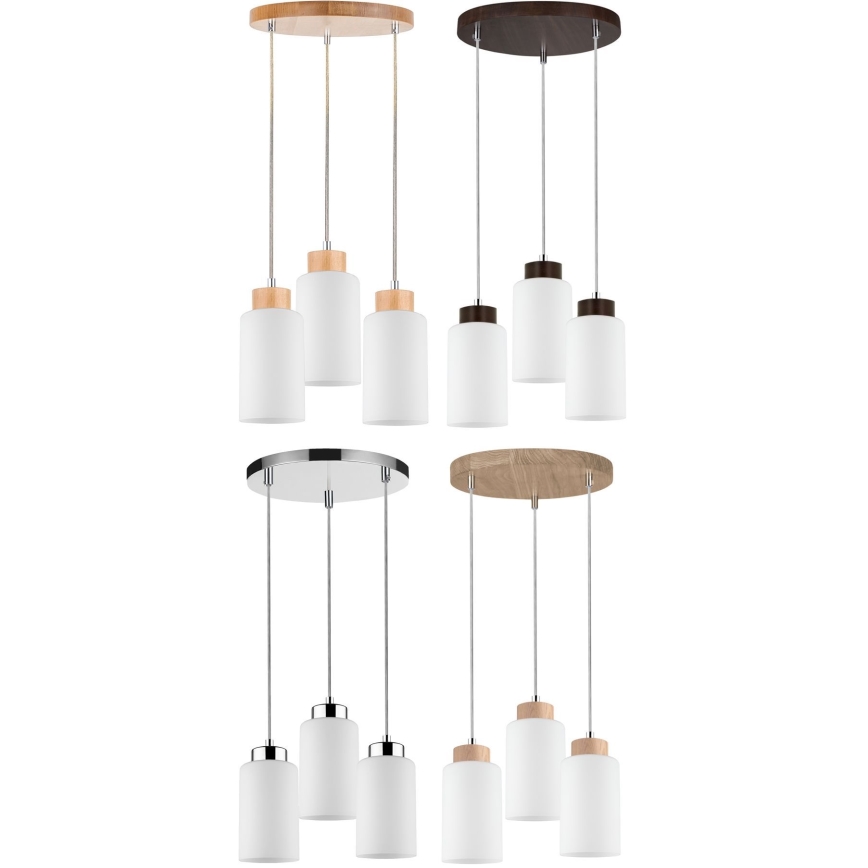 Abat-jour de rechange pour suspension  BOSCO E27 d. 9,5 cm blanc